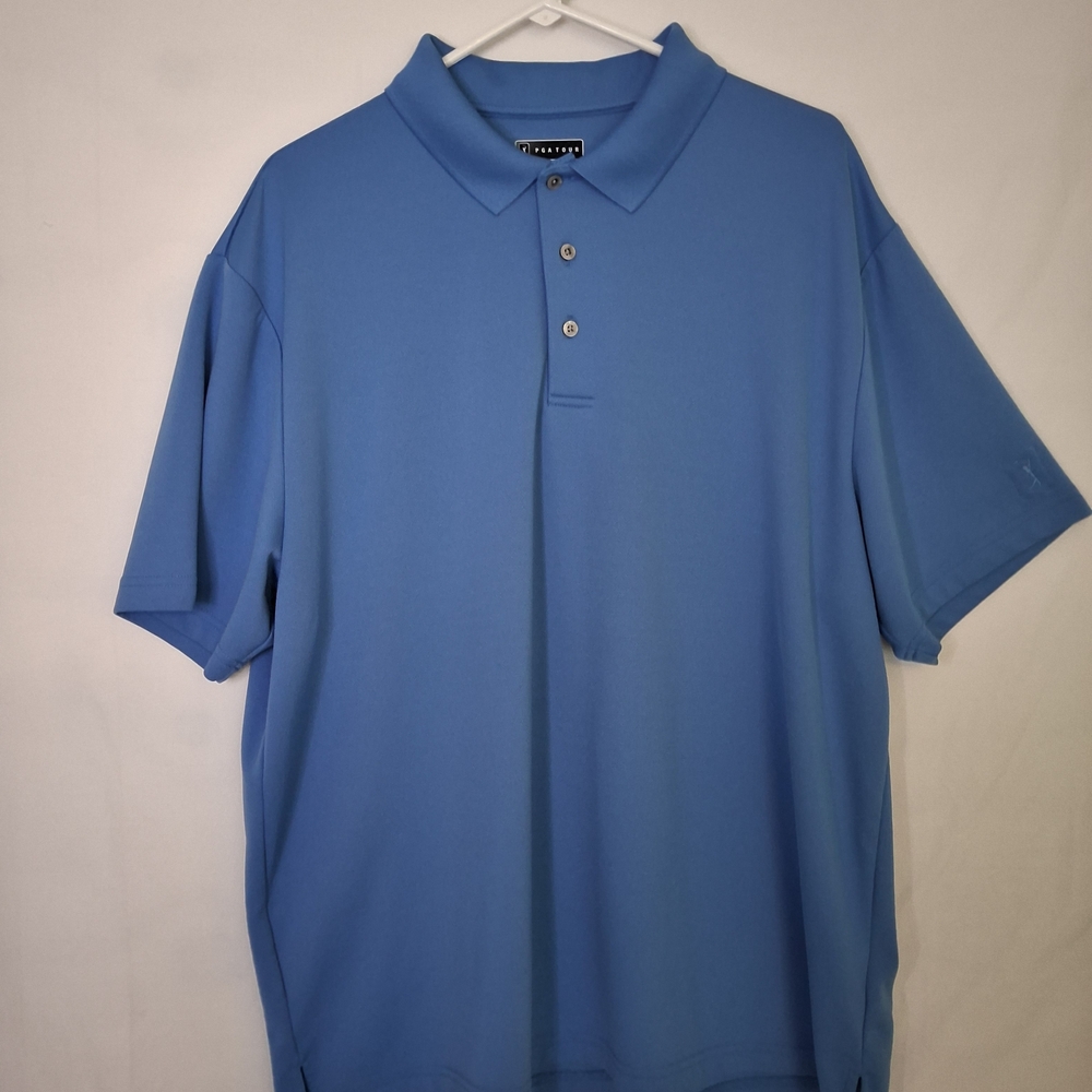 PGA Tour Men's‎ Blue Polo Shirt